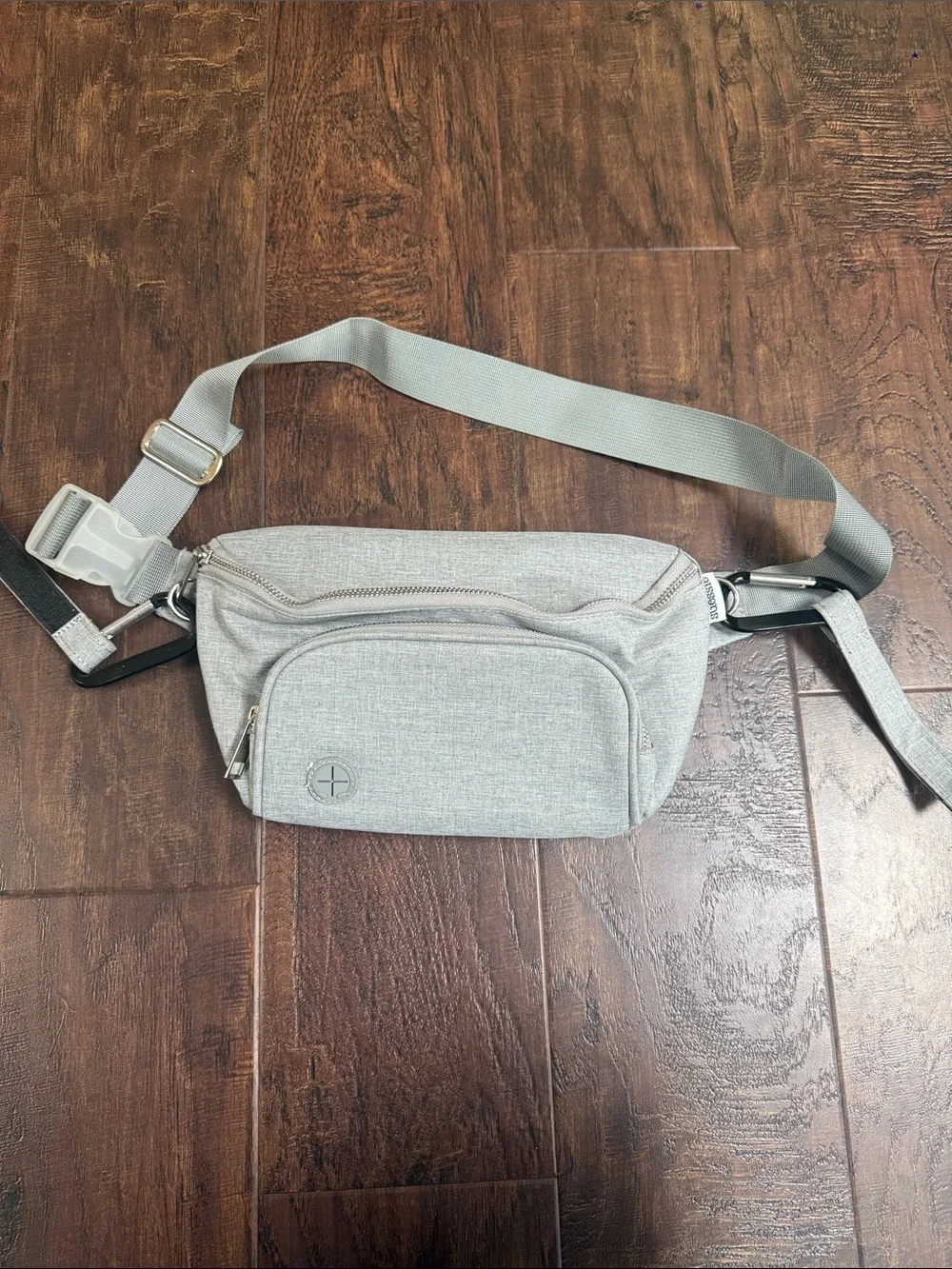 Suissie Fanny Pack Diaper Bag Gray